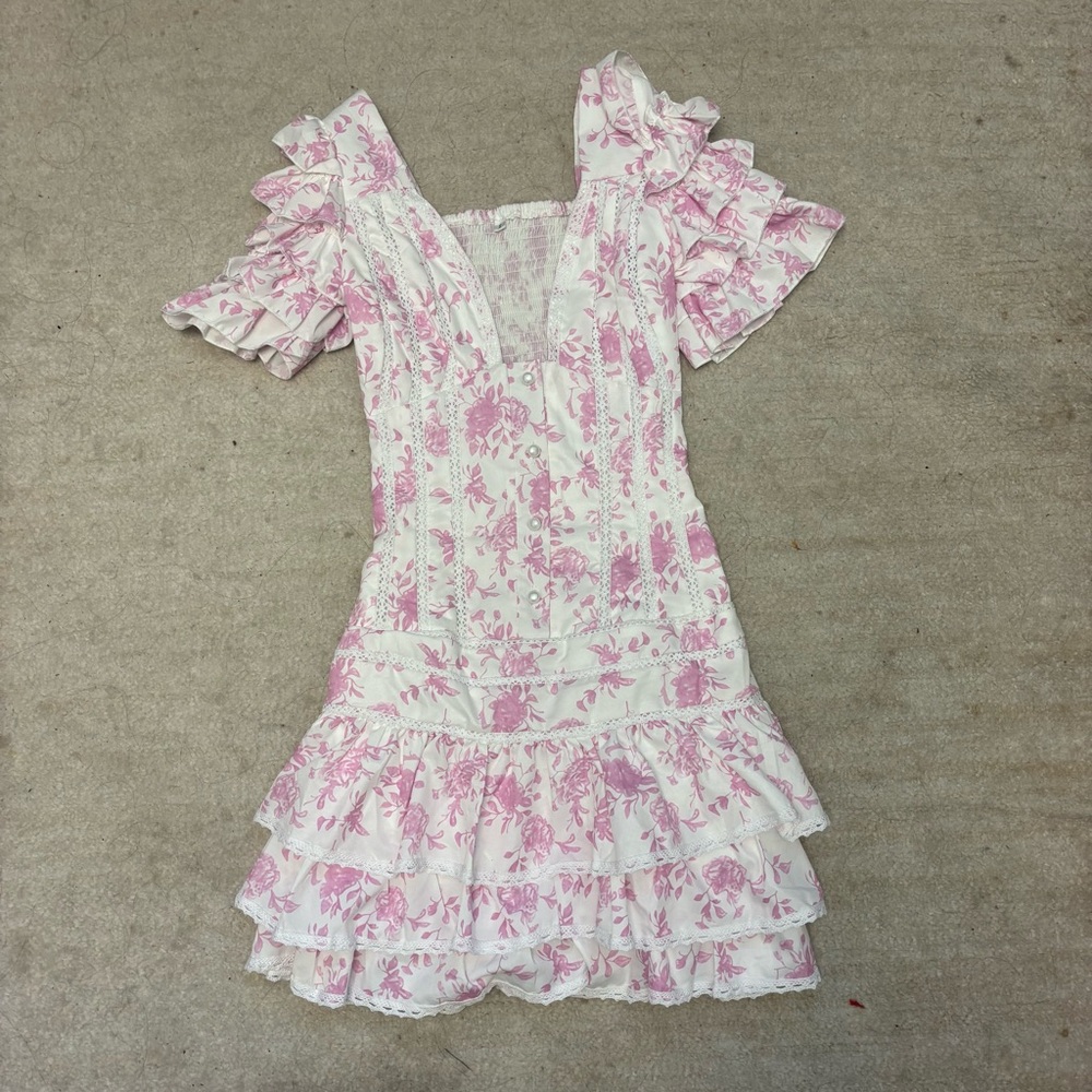 Beginning boutique ruffle dress